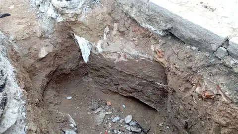 Encuentran restos de la muralla original de Alcalá de Henares durante los trabajos de la segunda fase de implantación de la Zona de Bajas Emisiones Restos de la muralla original de Alcalá de Henares