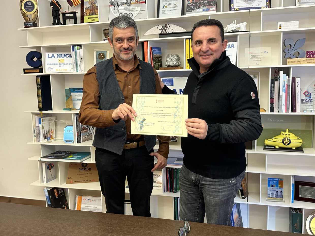 La Nucía se une al V Plan de Xarxa Salut Comunitat Valenciana La Nucía se une al V Plan de Xarxa Salut Comunitat Valenciana