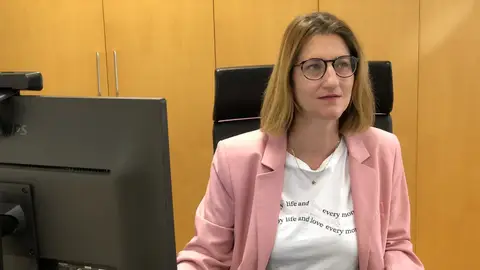 La concejala de Educación, Mari Carmen de España La concejala de Educación, Mari Carmen de España