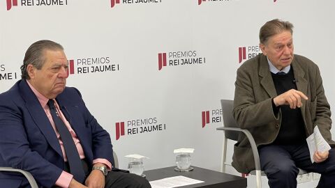 ueda de prensa del presidente de la Fundaci&oacute;n Valenciana Premios Rei Jaume I, Vicente Boluda, y del presidente ejecutivo de la Fundaci&oacute;n Valenciana Premios Rei Jaume I, Javier Quesada, - 