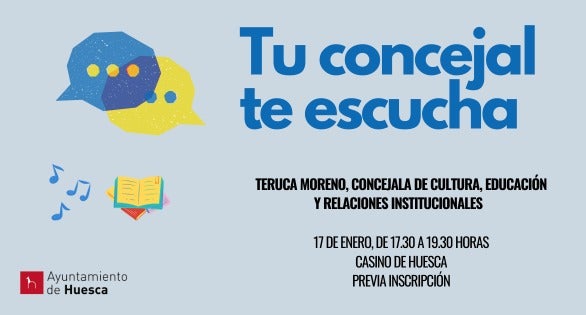Teruca Moreno protagonista en el próximo encuentro “Tu concejal te escucha” Teruca Moreno protagonista en el próximo encuentro “Tu concejal te escucha”