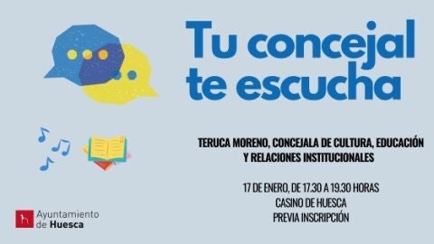 Teruca Moreno protagonista en el pr&oacute;ximo encuentro &ldquo;Tu concejal te escucha&rdquo;