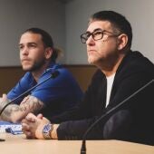 Mauro Pérez durante la presentación de Álvaro Jiménez