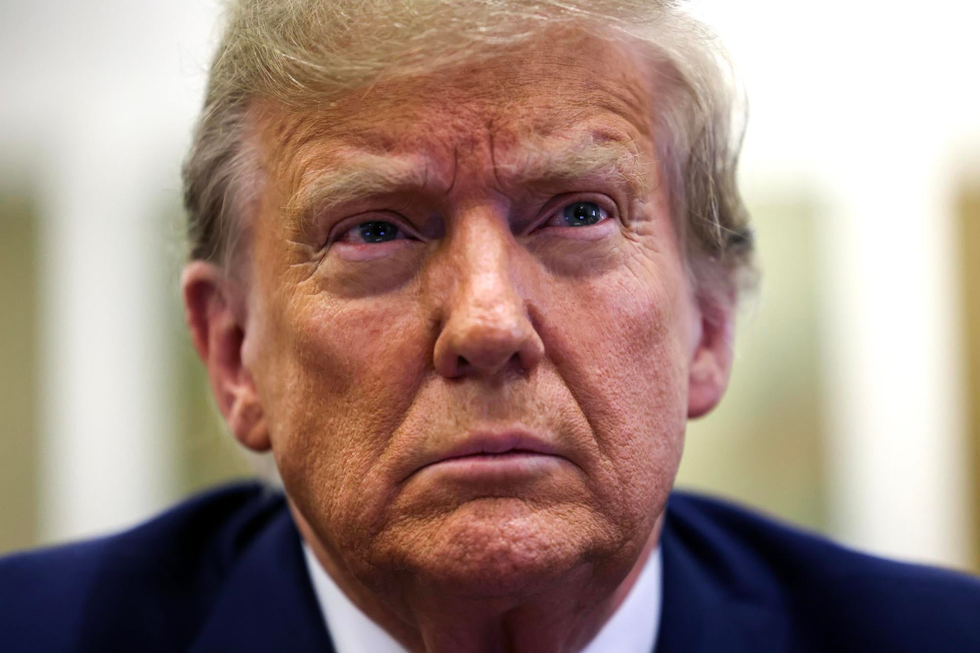 Donald Trump defiende su inocencia el último día del juicio en su contra Donald Trump defiende su inocencia el último día del juicio en su contra