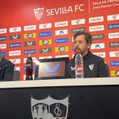 Quique Sánchez Flores, en la previa del Sevilla-Alavés.
