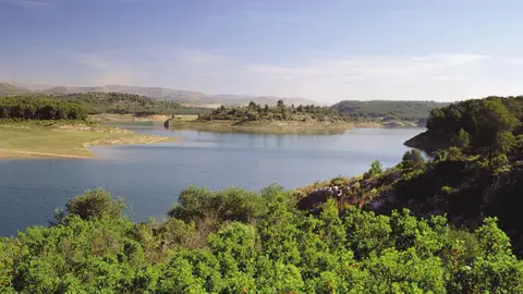 Imagen de archivo del embalse del Sichar. Imagen de archivo del embalse del Sichar.