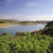 Imagen de archivo del embalse del Sichar. Imagen de archivo del embalse del Sichar.