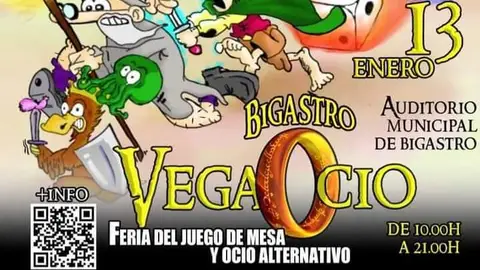 Bigastro acoge este sábado la Feria del Juego de Mesa y Ocio Alternativo Vegaocio
