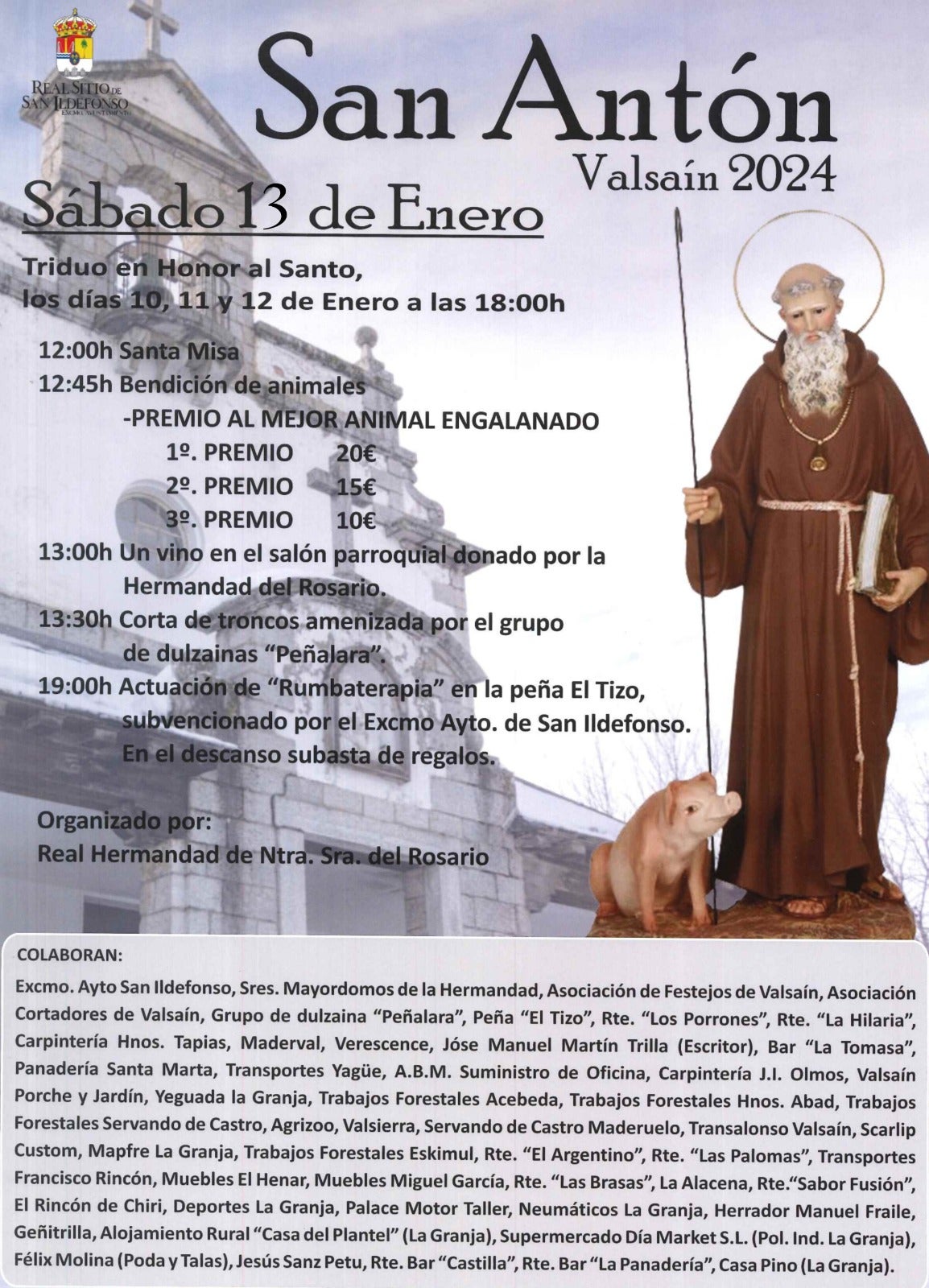 Valsaín celebra San Antón Valsaín celebra San Antón