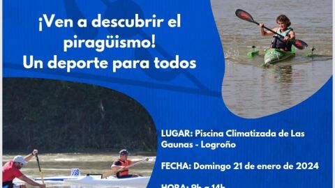 Relevo Paral&iacute;mpico La Rioja, federaciones y clubes organiza un Cl&iacute;nic de Pirag&uuml;ismo para personas con discapacidad