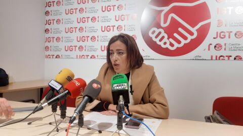 Alfonsi Álvarez durante la rueda de prensa