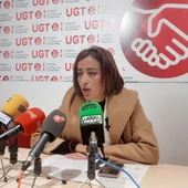 Alfonsi Álvarez durante la rueda de prensa Alfonsi Álvarez durante la rueda de prensa