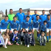 Equipo del CD Manchego que jugó el partido del sábado frente al Águilas Equipo del CD Manchego que jugó el partido del sábado frente al Águilas