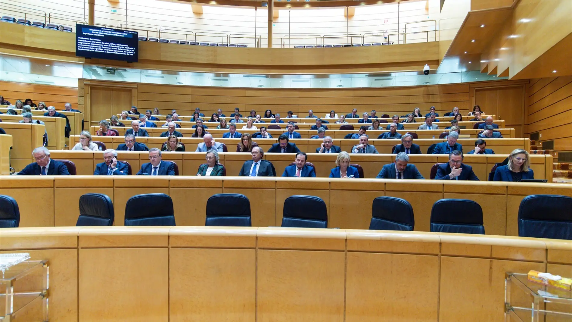 Imagen de archivo de una vista general de una sesión en el Senado/ Gustavo Valiente / Europa Press
