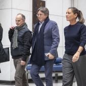 Laura Borràs, Jordi Turull, Carles Puigdemont y Miriam Nogueras