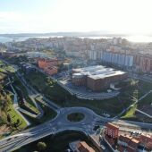Imagen aérea del campus de la UC en Santander