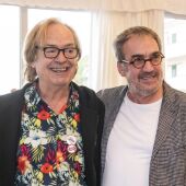 Ventura Pons (esquerra) amb el músic Carles Cases en una imatge d'arxiu