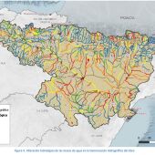 Nivel de alteración en las masas de agua de la cuenca del Ebro
