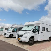 El área de autocaravanas de Mérida El área de autocaravanas de Mérida
