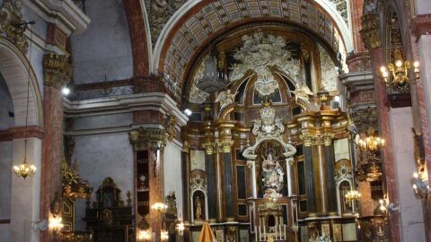 Interior de la Iglesia de Nuestra Se&ntilde;ora del Socorro