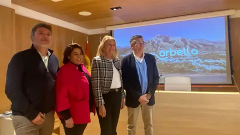 Rubén Sánchez, Laura de Arce, Ángeles Muñoz y Javier García Rubén Sánchez, Laura de Arce, Ángeles Muñoz y Javier García