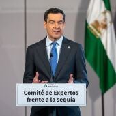 El presidente de la Junta de Andalucía, Juanma Moreno 