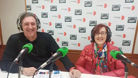 Pedro Lozano y Pilar Cascante Concejal de Cultura y Jefa de Servicio