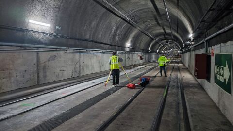 Trabajos previos al inicio de las obras en el t&uacute;nel