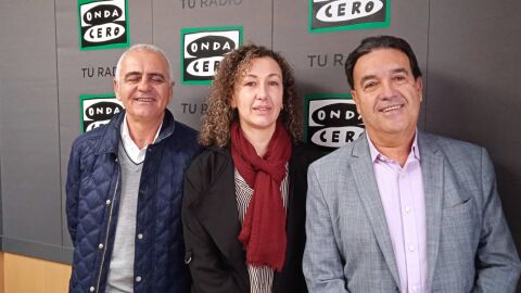 Javier Puebla, Diamar Mira y Manuel Rocamora 