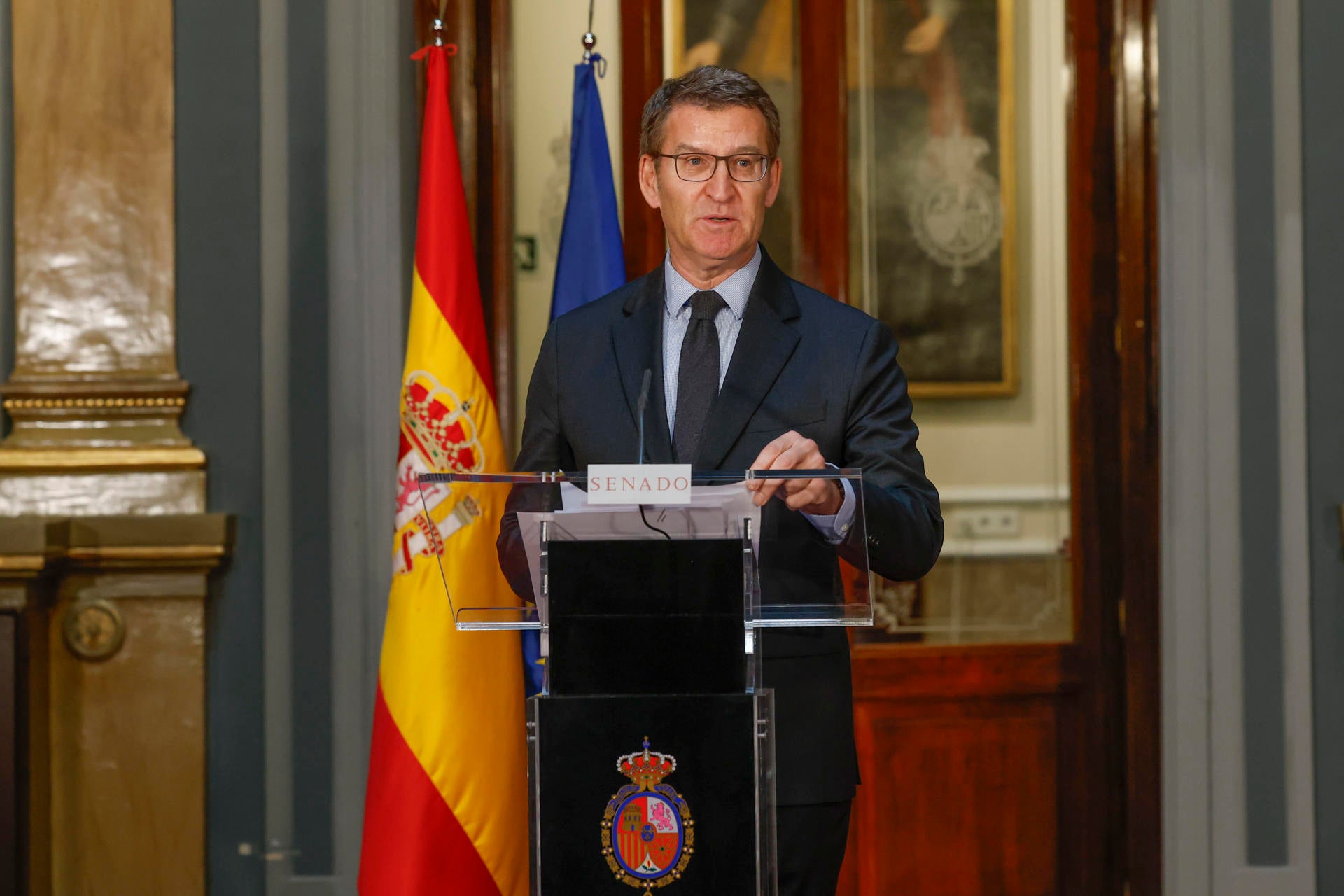 Feijóo exige parar la ley de amnistía tras conocer el "demoledor" informe de los letrados del Congreso Feijóo exige parar la ley de amnistía tras conocer el "demoledor" informe de los letrados del Congreso