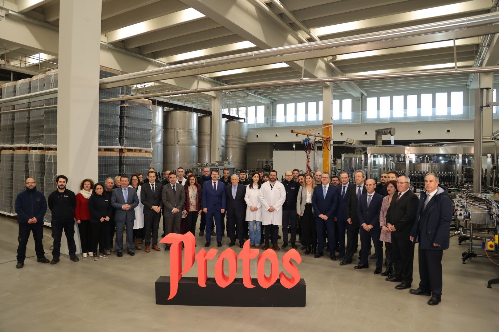 Protos cuenta con nueva bodega y centro logístico en Peñafiel Protos cuenta con nueva bodega y centro logístico en Peñafiel
