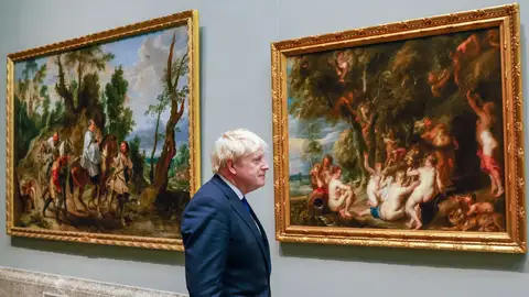 Boris Johnson en el Museo del Prado de Madrid Boris Johnson en el Museo del Prado de Madrid