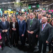 Almudena Martínez, Juanma Moreno, Germán Beardo y Bruno García Almudena Martínez, Juanma Moreno, Germán Beardo y Bruno García