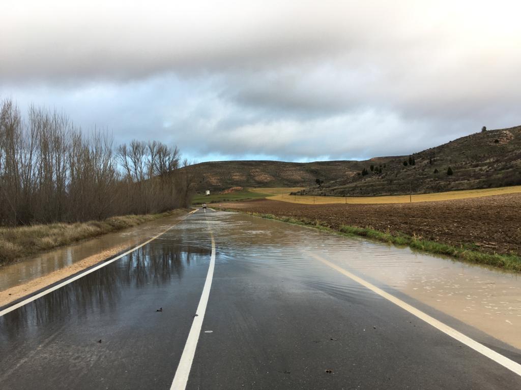 Carrascal del Río evalúa los daños de la riada Carrascal del Río evalúa los daños de la riada
