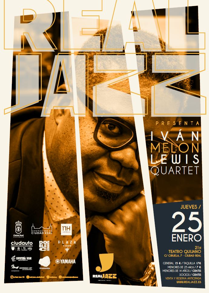 Iván Melón Lewis protagonizará el primer concierto de 2024 de Real Jazz Iván Melón Lewis protagonizará el primer concierto de 2024 de Real Jazz