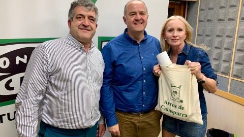 José Martínez, presidente del Consejo Regulador del Arroz de Calasparra y Sergio López, director Técnico