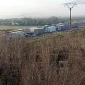 Imagen de las retenciones por el accidente Imagen de las retenciones por el accidente
