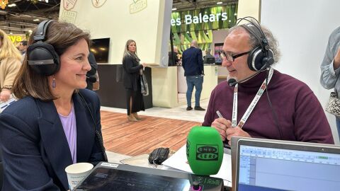 Almudena Domingo, alcaldesa de Coria, y Vicente Pozas