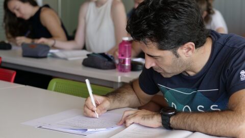 Alumno en el Centro de Idiomas UMH