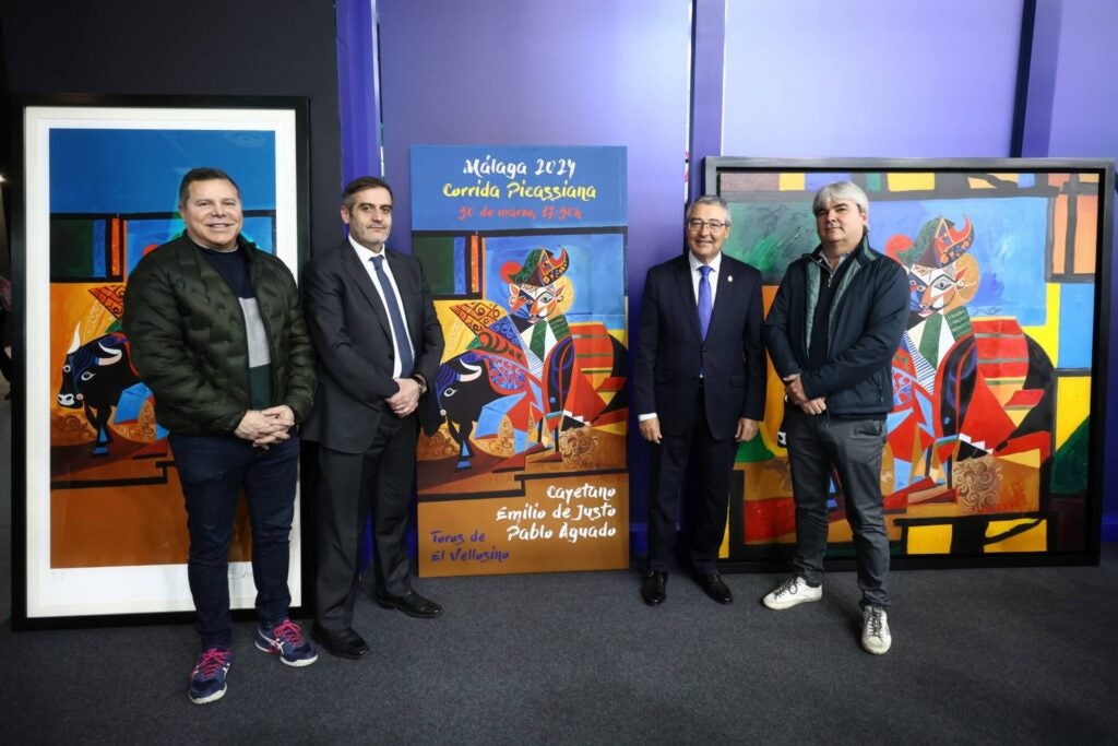 La Diputación de Málaga presenta en Fitur el cartel de la Corrida Picassiana: Cayetano, Emilio de Justo y Pablo Aguado La Diputación de Málaga presenta en Fitur el cartel de la Corrida Picassiana: Cayetano, Emilio de Justo y Pablo Aguado