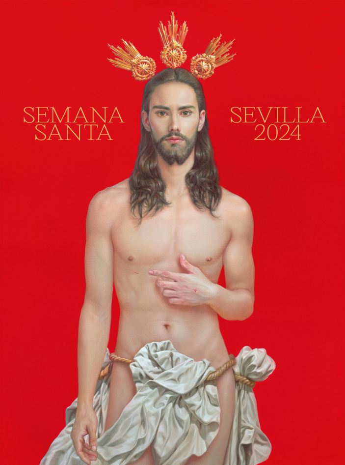 Polémica por el cartel viral de la Semana Santa de Sevilla 2024: "Es afeminado" Polémica por el cartel viral de la Semana Santa de Sevilla 2024: "Es afeminado"