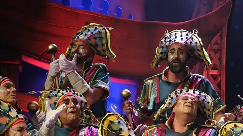 El coro 'Los Luciérnagas' en preliminares El coro 'Los Luciérnagas' en preliminares