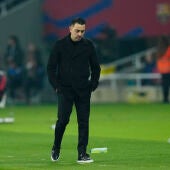 El entrenador del Barcelona, Xavi Hernández