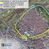 Recorrido de la Cross Popular Vuelta al Baluarte