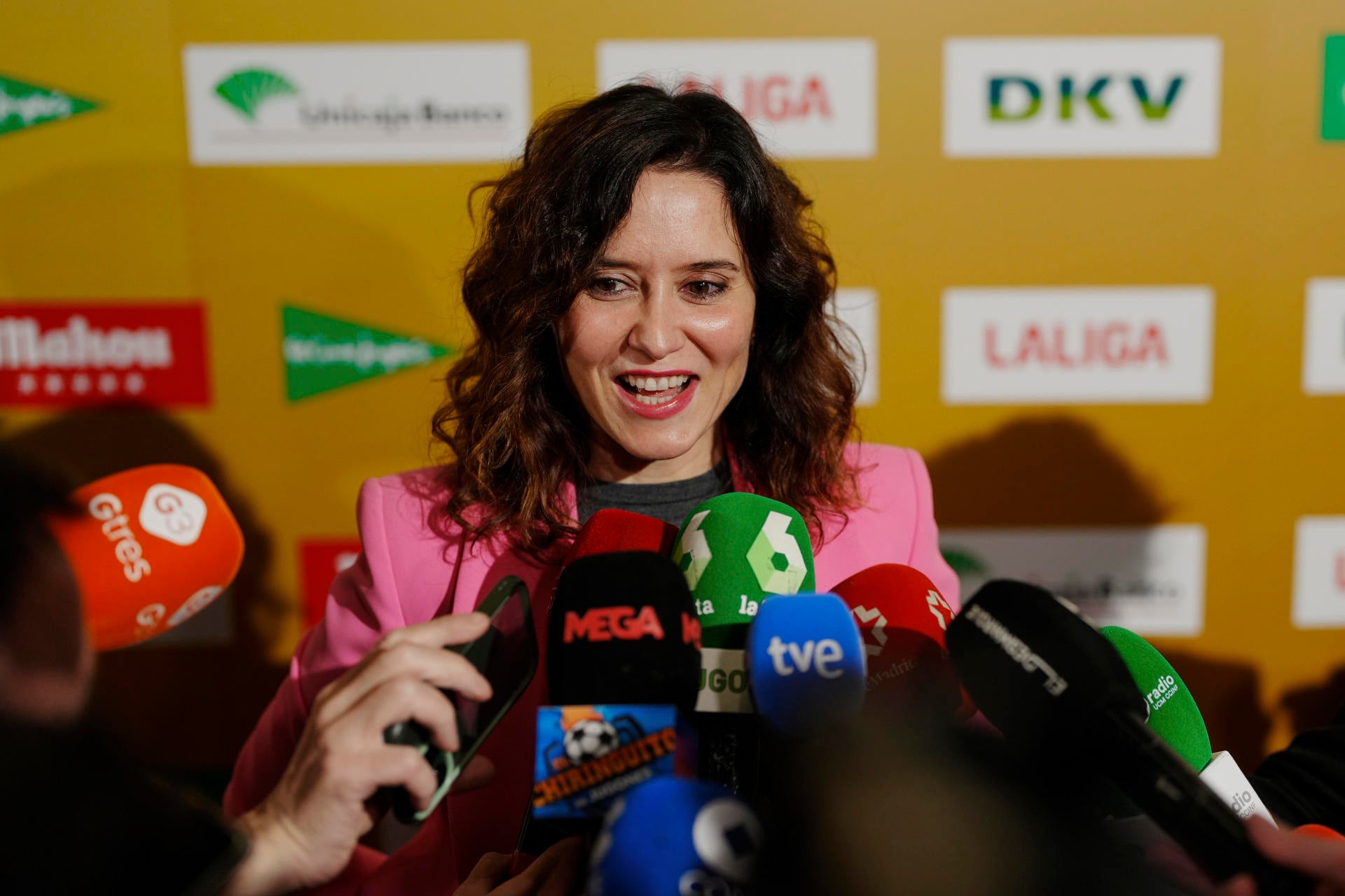 Ayuso afea que nadie del Gobierno se "alegre" públicamente de que la Fórmula 1 llegue a Madrid Ayuso afea que nadie del Gobierno se "alegre" públicamente de que la Fórmula 1 llegue a Madrid