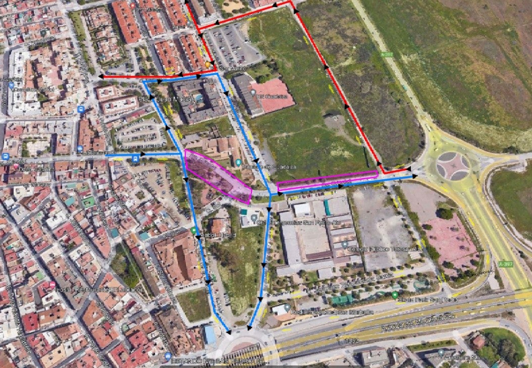 Sigue la integración de la "carretera de Ronda" en la malla urbana de San Pedro Alcántara Sigue la integración de la "carretera de Ronda" en la malla urbana de San Pedro Alcántara