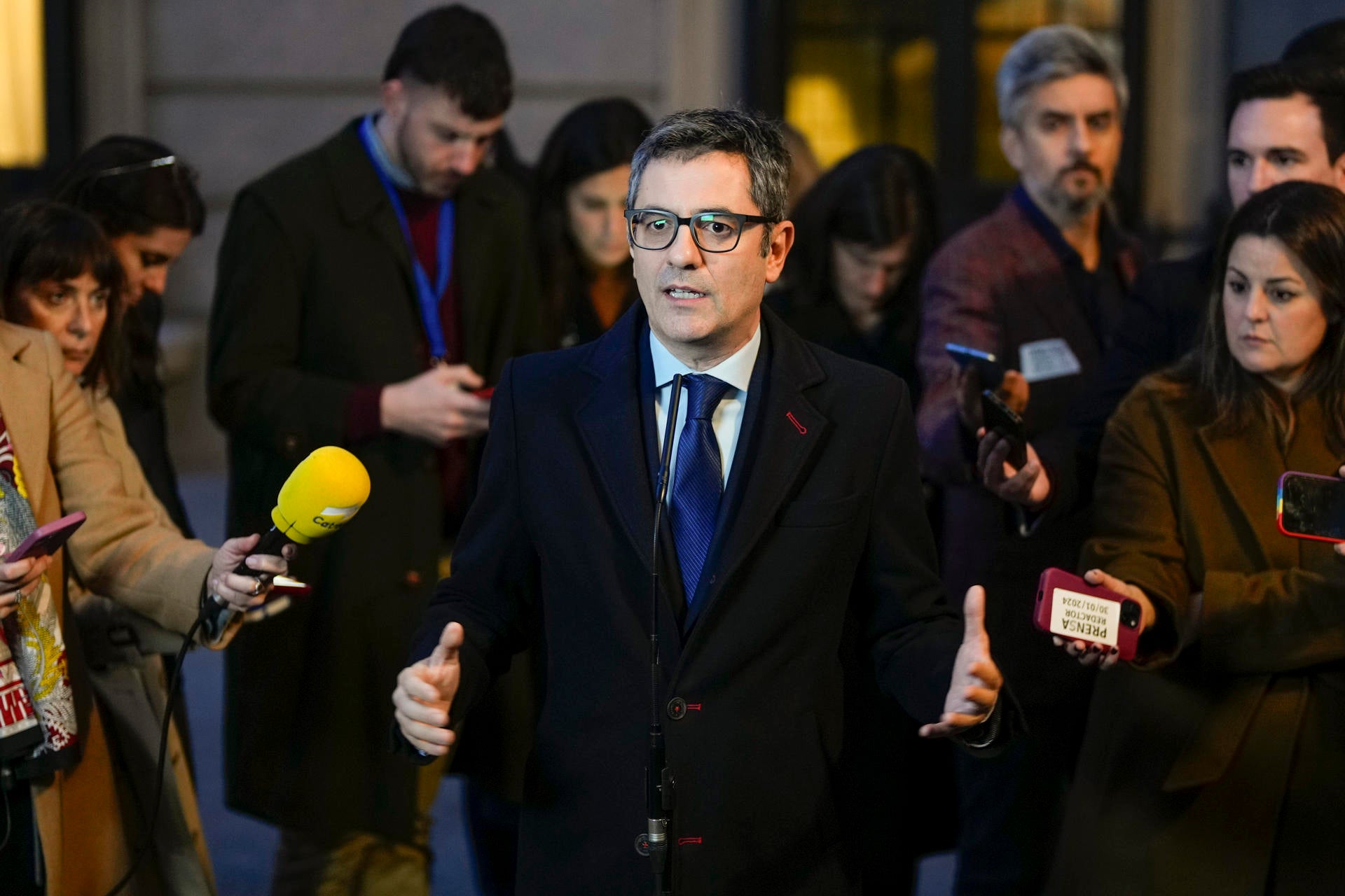 Bolaños ve "incomprensible" que Junts vote contra la amnistía, "una ley que han pactado" Bolaños ve "incomprensible" que Junts vote contra la amnistía, "una ley que han pactado"