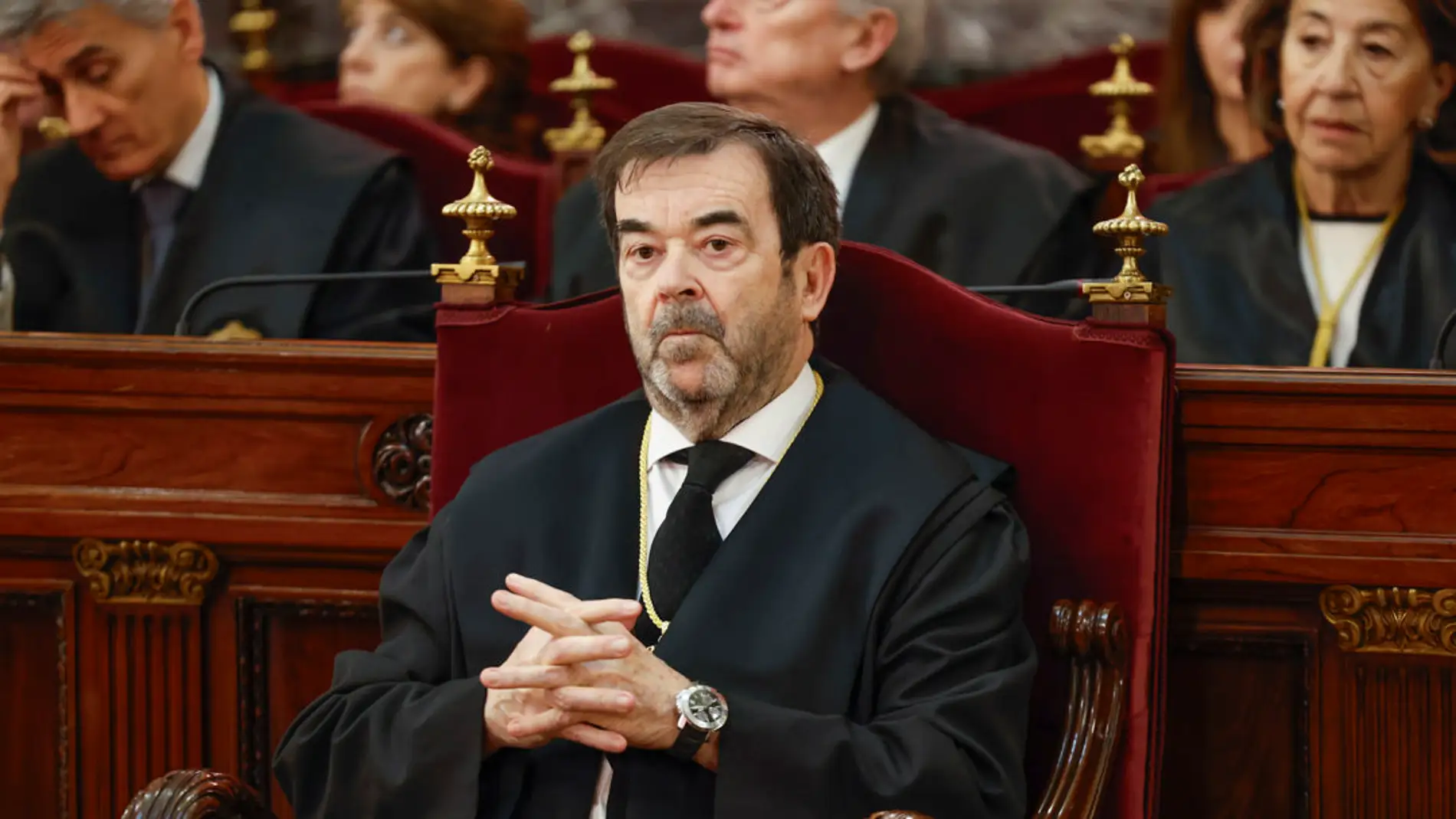 Imagen de la semana pasada del presidente del Consejo General del Poder Judicial, Vicente Guilarte./ EFE/Javier Lizon
