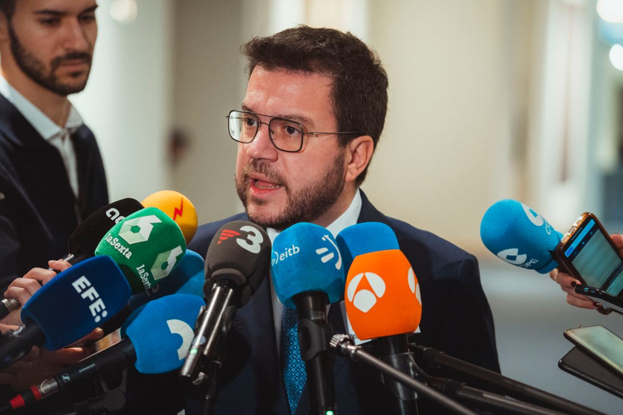 Pere Aragonès, sobre la amnistía: “Todas las partes deben reflexionar” Pere Aragonès, sobre la amnistía: “Todas las partes deben reflexionar”
