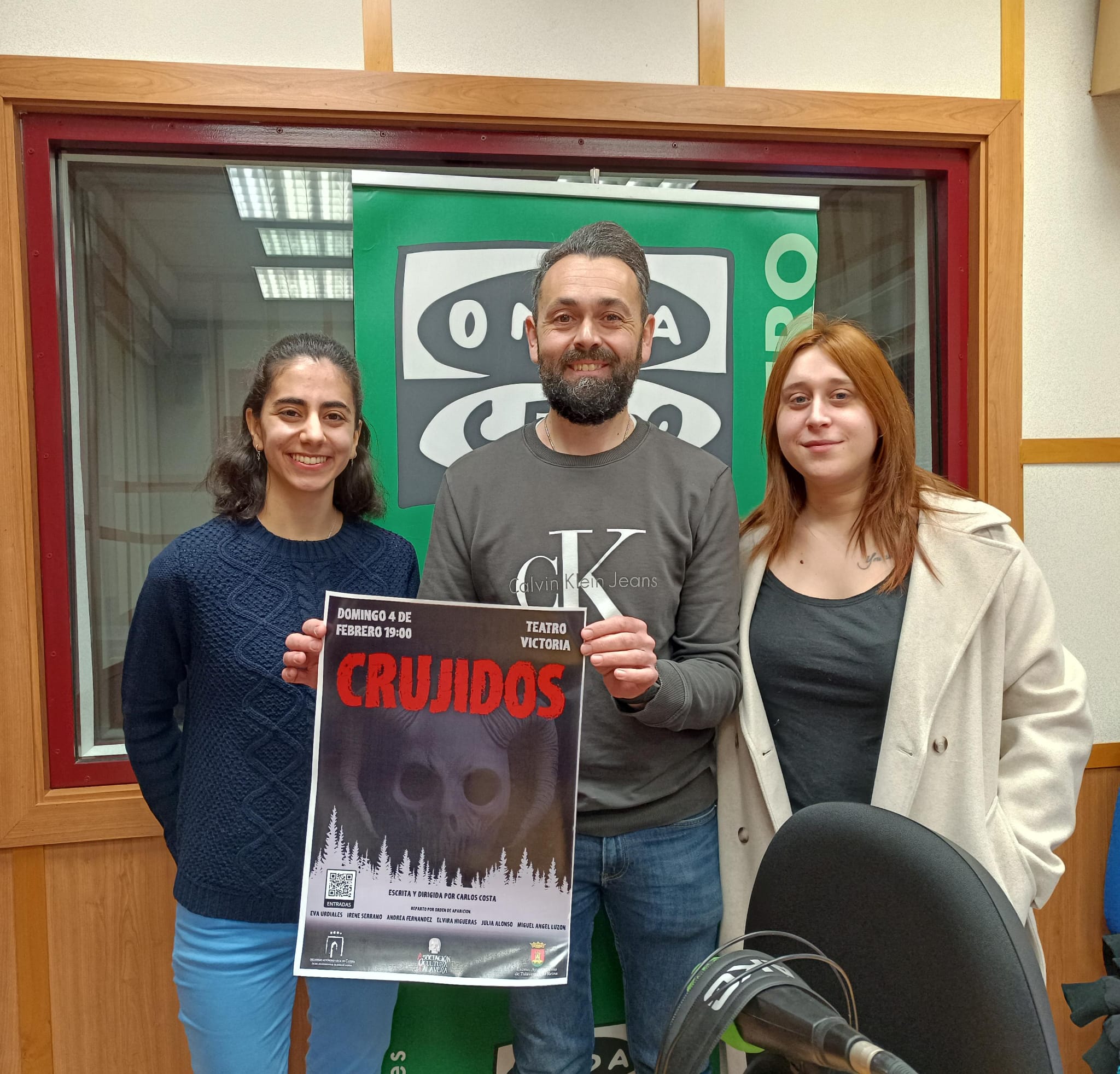Ocultura Talavera estrena la obra de teatro 'Crujidos' en el Victoria Ocultura Talavera estrena la obra de teatro 'Crujidos' en el Victoria